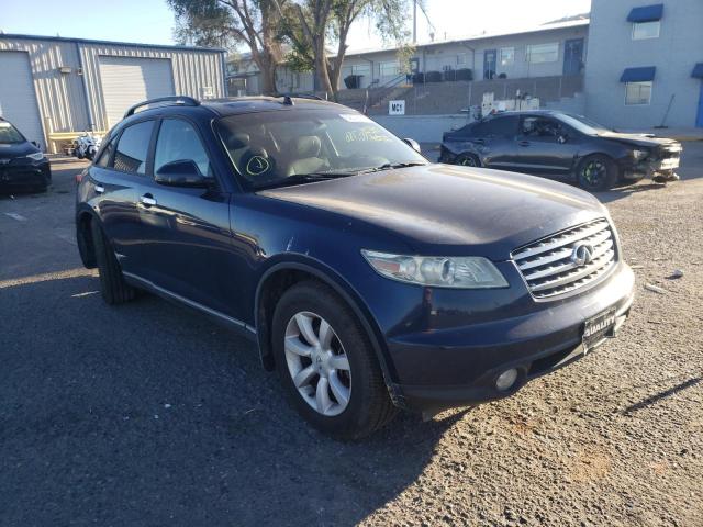 INFINITI FX35 2005 with VIN JNRAS08W55X208624 - Photo from auction