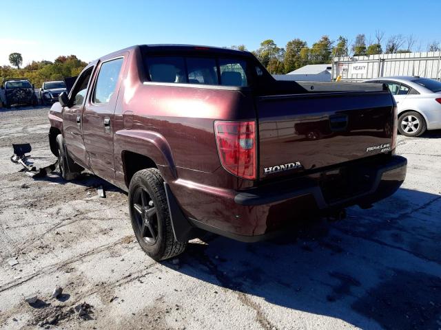 Photo 3 from auction – 2009 HONDA RIDGELINE with VIN 5FPYK16289B102924