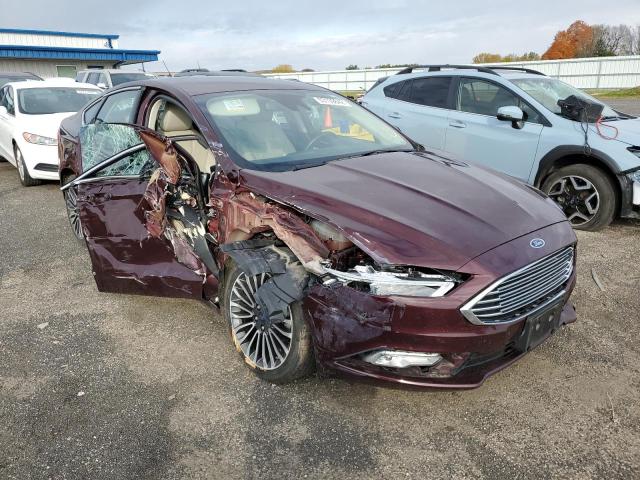 FORD FUSION TIT 2017 with VIN 3FA6P0SU2HR255336 - Photo from auction