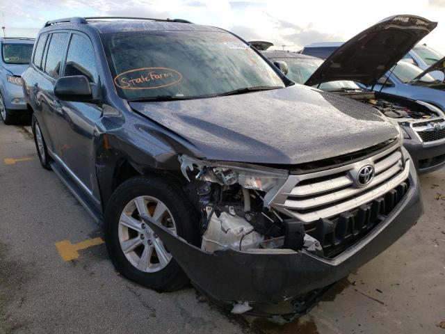 TOYOTA HIGHLANDER 2013 with VIN 5TDZA3EH6DS034676 - Photo from auction
