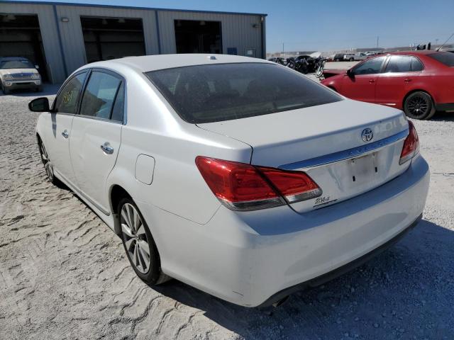 Photo 3 from auction – 2011 TOYOTA AVALON BAS with VIN 4T1BK3DB9BU432657
