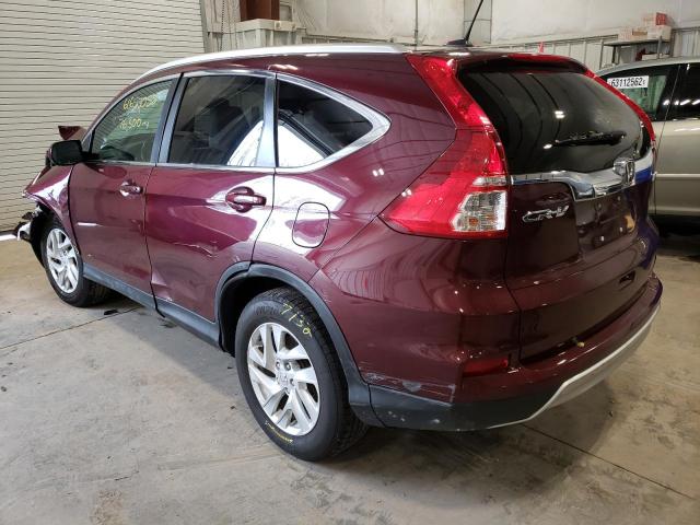 Photo 3 from auction – 2015 HONDA CR-V EXL with VIN 5J6RM4H75FL089778