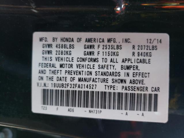 Photo 10 from auction – 2015 ACURA TLX with VIN 19UUB2F32FA014527