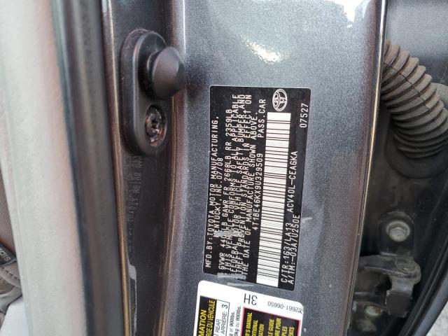 Photo 10 from auction – 2009 TOYOTA CAMRY BASE with VIN 4T1BE46KX9U329509