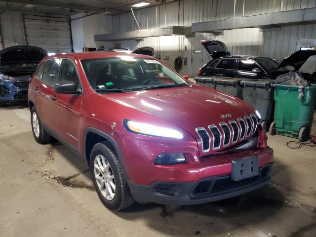 JEEP CHEROKEE S 2015 with VIN 1C4PJMAB0FW557273 - Photo from auction