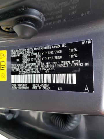Photo 10 from auction – 2018 LEXUS RX 350 BAS with VIN 2T2ZZMCA1JC094885