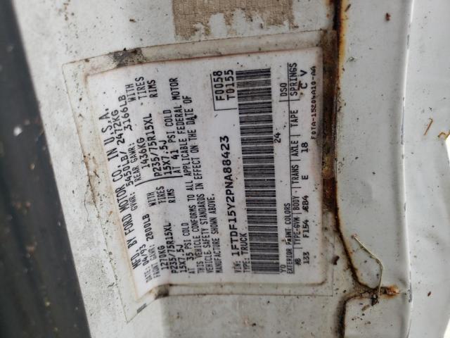 Photo 10 from auction – 1993 FORD F150 with VIN 1FTDF15Y2PNA88423