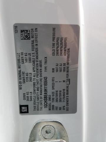 Photo 10 from auction – 2017 CHEVROLET COLORADO with VIN 1GCHSBEA9H1165643