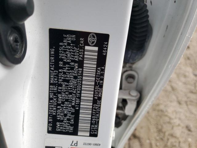 Photo 10 from auction – 2013 TOYOTA CAMRY L with VIN 4T1BF1FK0DU255148
