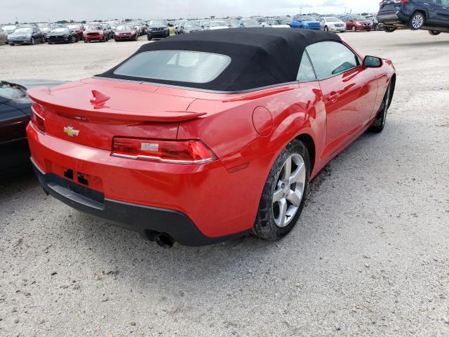 Photo 4 from auction – 2015 CHEVROLET CAMARO LT with VIN 2G1FD3D3XF9295250