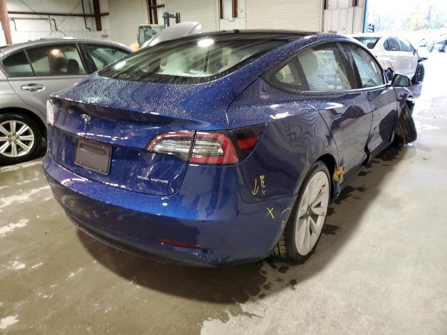 Photo 4 from auction – 2022 TESLA MODEL 3 with VIN 5YJ3E1EB7NF263061