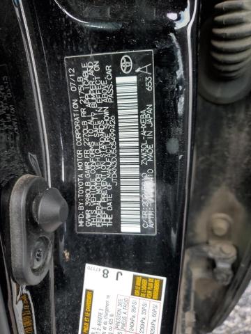 Photo 10 from auction – 2012 TOYOTA PRIUS with VIN JTDKN3DU5C5499426