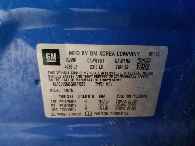 Photo 10 from auction – 2016 BUICK ENCORE SPO with VIN KL4CJ1SM6GB647205