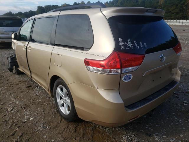Photo 3 from auction – 2011 TOYOTA SIENNA LE with VIN 5TDKK3DC8BS155467