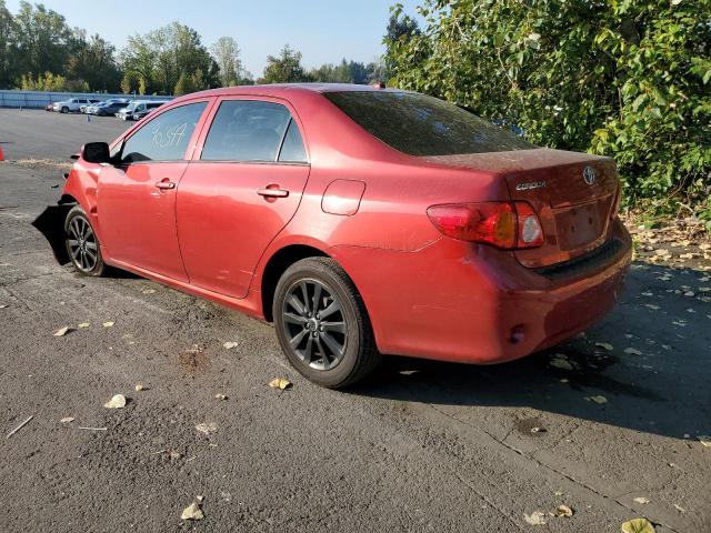 Photo 3 from auction – 2009 TOYOTA COROLLA BA with VIN JTDBL40E599066412