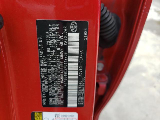 Photo 10 from auction – 2007 TOYOTA CAMRY LE A with VIN 4T1BE46K57U113306