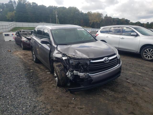 TOYOTA HIGHLANDER 2015 with VIN 5TDKKRFH1FS102918 - Photo from auction