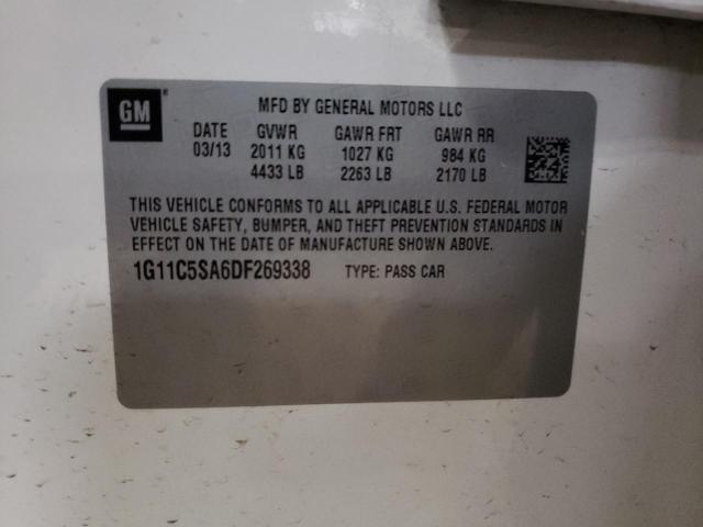 Photo 10 from auction – 2013 CHEVROLET MALIBU 1LT with VIN 1G11C5SA6DF269338