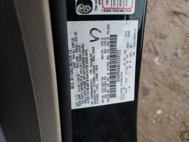 Photo 10 from auction – 2012 FORD FUSION SE with VIN 3FAHP0HA8CR239222