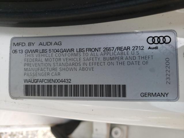 Photo 10 from auction – 2014 AUDI A6 PREMIUM with VIN WAUGFAFC9EN004432