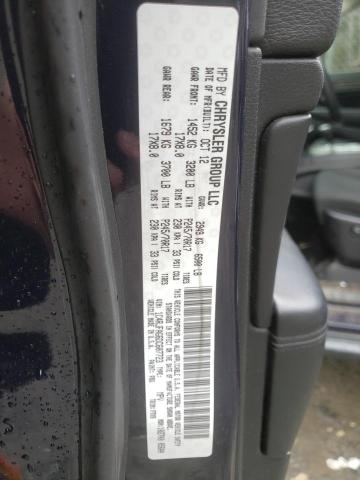 Photo 10 from auction – 2013 JEEP GRAND CHER with VIN 1C4RJFAG6DC607723