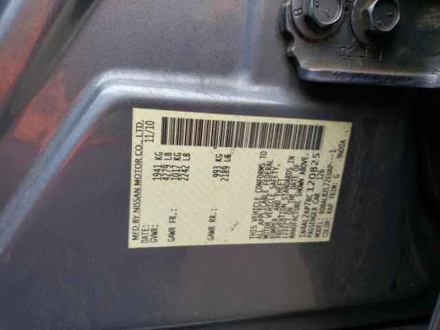 Photo 10 from auction – 2011 NISSAN ALTIMA BAS with VIN 1N4AL2AP7BC120825
