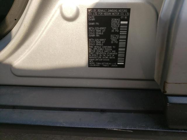 Photo 10 from auction – 2016 NISSAN ROGUE S with VIN KNMAT2MT2GP725435