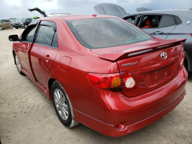 Photo 3 from auction – 2009 TOYOTA COROLLA BA with VIN 1NXBU40E59Z115677