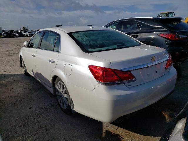 Photo 3 from auction – 2012 TOYOTA AVALON BAS with VIN 4T1BK3DB2CU469387