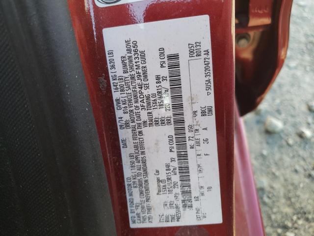 Photo 10 from auction – 2015 FORD FIESTA SE with VIN 3FADP4EJ9FM133650