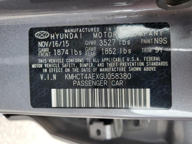 Photo 10 from auction – 2016 HYUNDAI ACCENT SE with VIN KMHCT4AEXGU058380