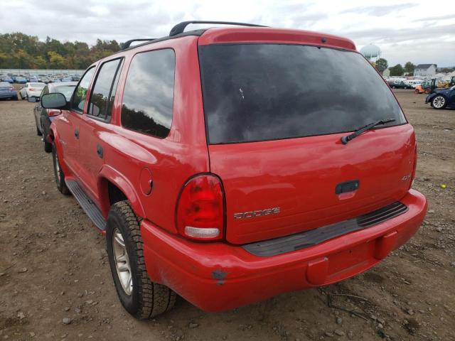 Photo 3 from auction – 2001 DODGE DURANGO with VIN 1B4HS28N71F522323