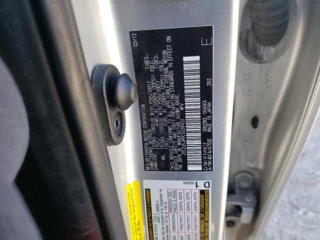 Photo 10 from auction – 2012 TOYOTA 4RUNNER SR with VIN JTEZU5JR9C5038903