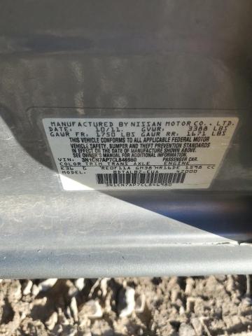Photo 10 from auction – 2012 NISSAN VERSA S with VIN 3N1CN7AP7CL846980