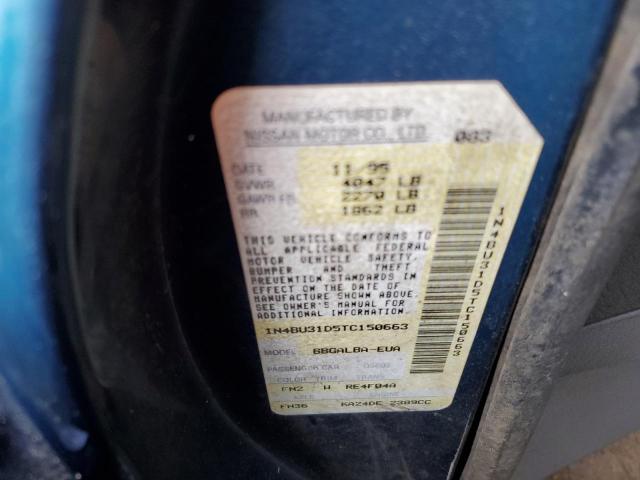 Photo 10 from auction – 1996 NISSAN ALTIMA XE with VIN 1N4BU31D5TC150663