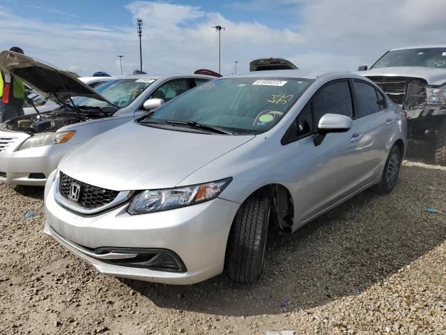 Photo 2 from auction – 2015 HONDA CIVIC LX with VIN 19XFB2F57FE078441