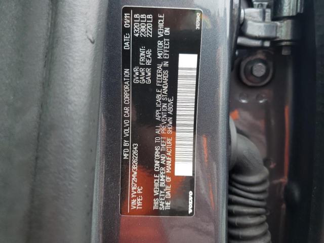 Photo 10 from auction – 2011 VOLVO V50 T5 with VIN YV1672MW3B2622643