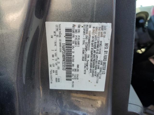 Photo 10 from auction – 2009 FORD FOCUS SE with VIN 1FAHP35N89W223553
