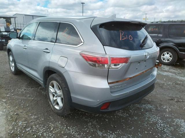 Photo 3 from auction – 2016 TOYOTA HIGHLANDER with VIN 5TDDKRFH8GS345751