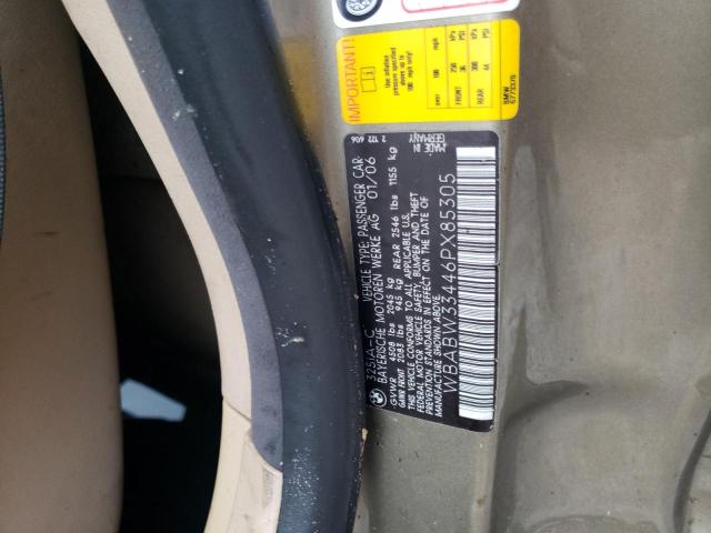 Photo 10 from auction – 2006 BMW 325 CI with VIN WBABW33446PX85305