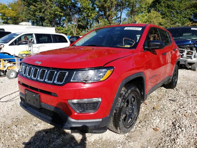 Photo 2 from auction – 2019 JEEP COMPASS SP with VIN 3C4NJCABXKT615911