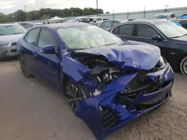 TOYOTA COROLLA L 2018 with VIN 5YFBURHE6JP844052 - Photo from auction