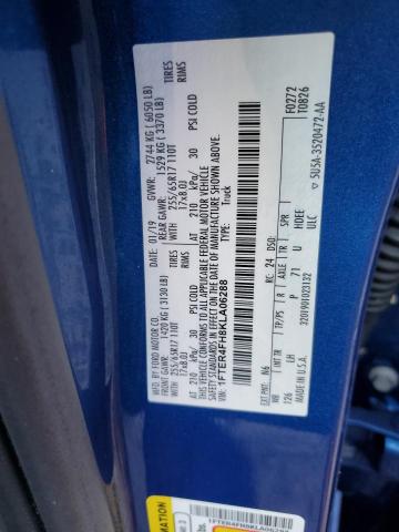 Photo 10 from auction – 2019 FORD RANGER XL with VIN 1FTER4FH8KLA06288