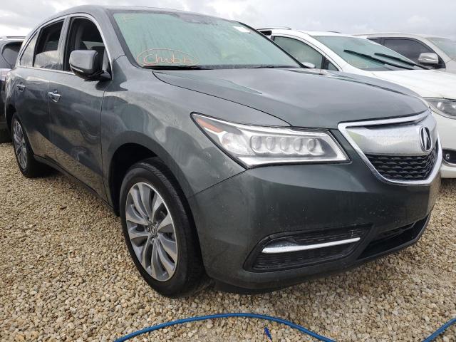 ACURA MDX TECHNO 2016 with VIN 5FRYD3H44GB015384 - Photo from auction