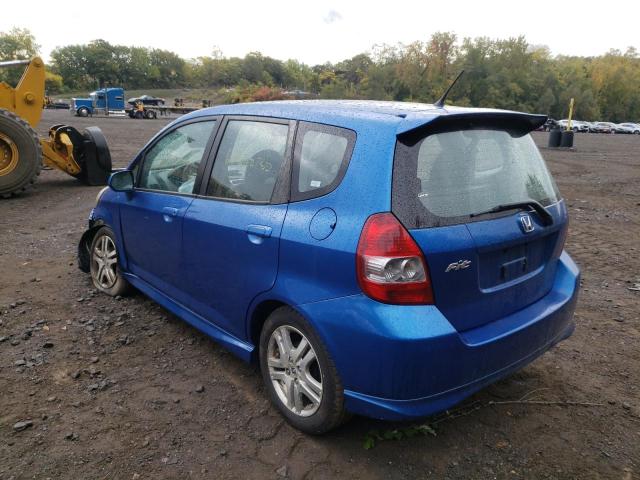 Photo 3 from auction – 2007 HONDA FIT S with VIN JHMGD38637S001542