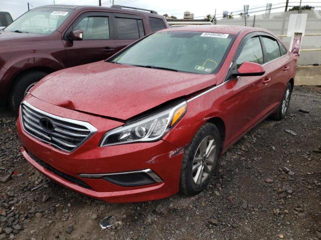 Photo 2 from auction – 2017 HYUNDAI SONATA SE with VIN 5NPE24AF4HH491374