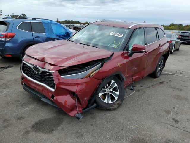 Photo 2 from auction – 2021 TOYOTA HIGHLANDER with VIN 5TDHZRBH9MS538845