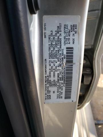 Photo 10 from auction – 2002 TOYOTA 4RUNNER SR with VIN JT3HN86R929063612