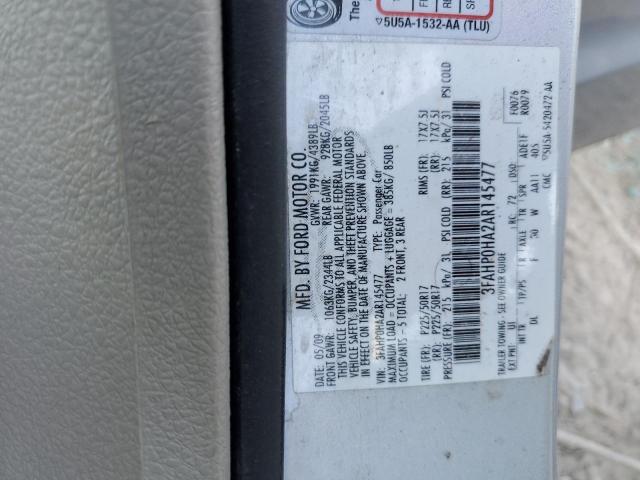 Photo 10 from auction – 2010 FORD FUSION SE with VIN 3FAHP0HA2AR145477