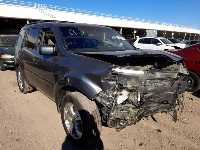 HONDA PILOT EXL 2013 with VIN 5FNYF3H57DB016917 - Photo from auction